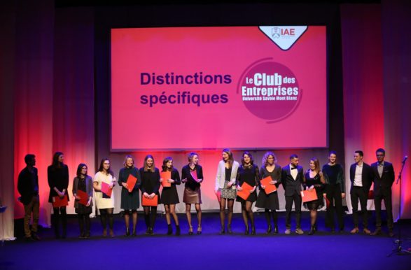[DISTINCTIONS SPECIFIQUES] Le Club a récompensé les diplômés méritants de l’IAE Savoie Mont Blanc