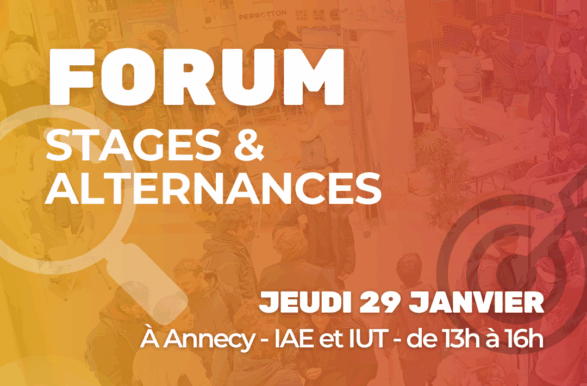 Forum stages & alternances – 29 janvier 2026 à Annecy